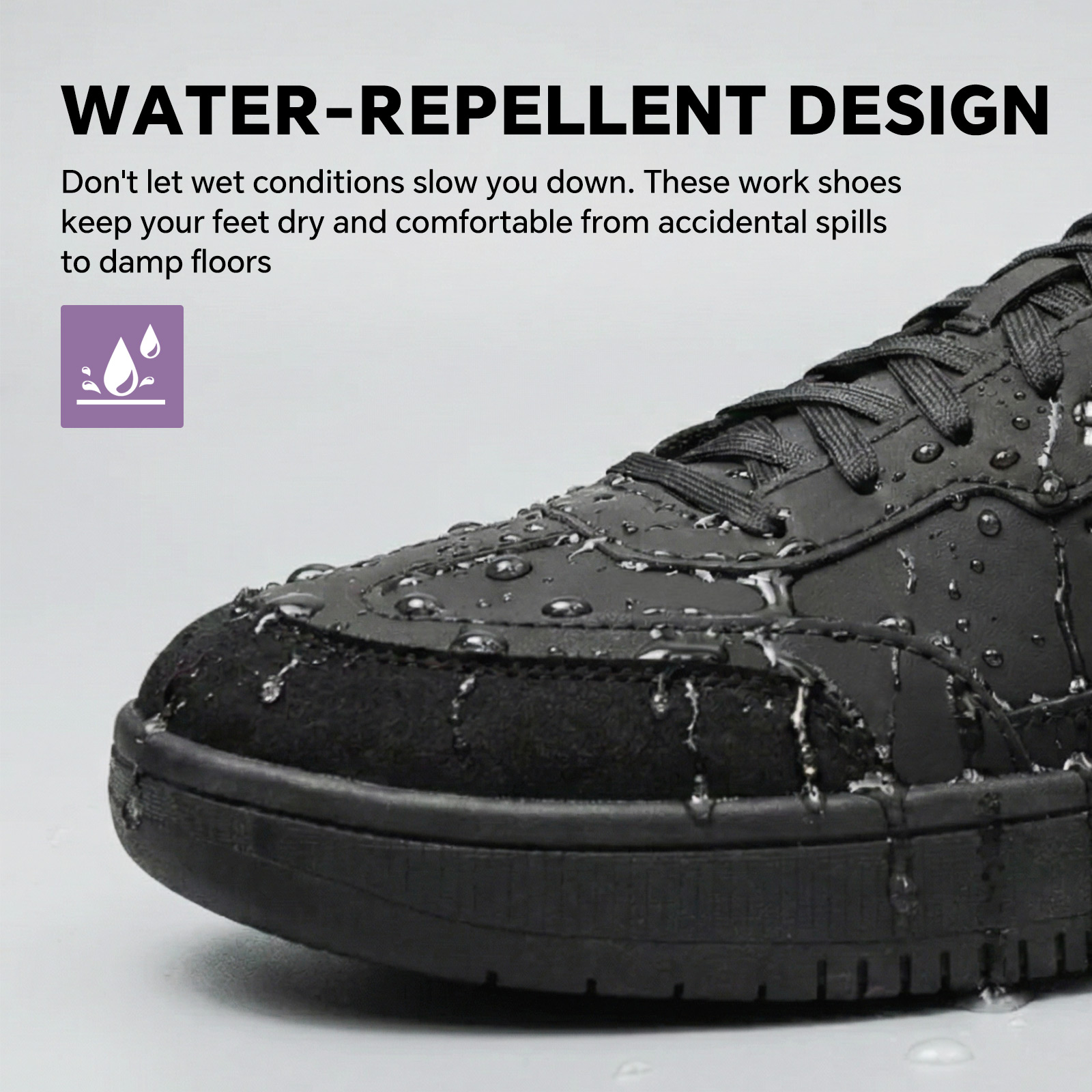 SPIEZ Women's Non-Slip Water-Repellent Work Shoe photo 3
