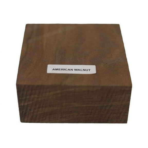 American Walnut Bowl Turning Wood Blanks 5" x 5" x 2" - Elevate your Woodworking Projects with Expertly Designed Wood Bowl Blanks for Turning