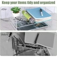thumbnail image 5 of 2-Tier Acrylic Paper Tray, Stackable A4 Size Paper Organizer Tray, Letter Tray File Tray, Clear Acrylic Desk Organizers and Accessories for Office, Home, Document (12.4x8.6x5.5 inch), 5 of 7