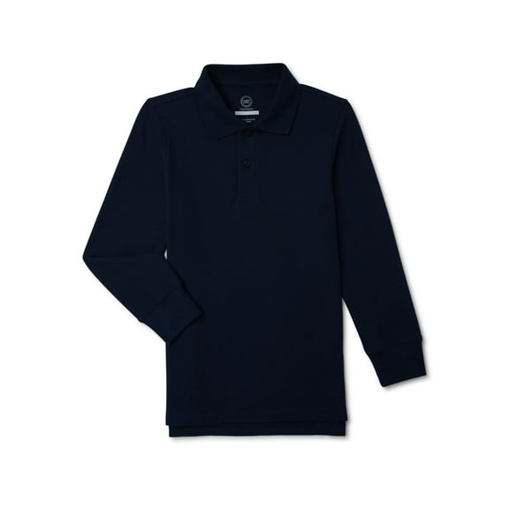Wonder Nation Boys Long Sleeve Polo