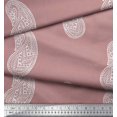 thumbnail image 2 of Soimoi Rayon Fabric Paisley Block Print Fabric by The Yard 56 Inch Wide, 2 of 3