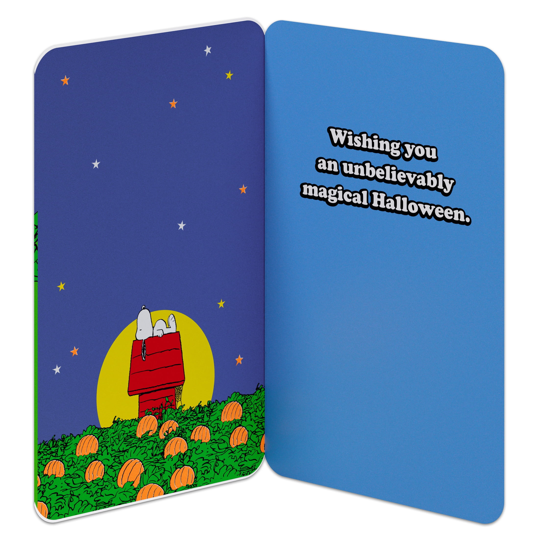 American Greetings Peanuts Halloween Card (Unbelievably Magical)