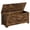 pattern retro color, variant on Farmhouse Wooden Storage Chest Bench – 39.4" Large Capacity Trunk with Safety Hinges, Turnover-Top Toy Box Organizer, Easy Assembly for Entryway, Bedroom, Living Room – Design Black