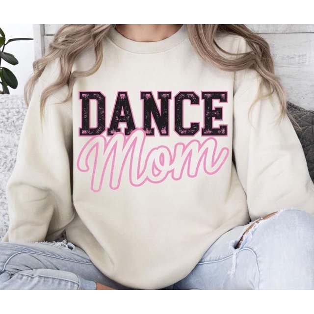 Dance Mom Sweatshirt, Sublimation Design, Retro Pink Sweatshirt, Dancing Sweatshirt, Vinta - White - 3XL