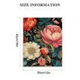 thumbnail image 3 of Sheronv Flowers Leaves Maximalism Fine Art Aesthetic Poster Wall Art Painting for Home Office Decor 12x16 in, 3 of 5
