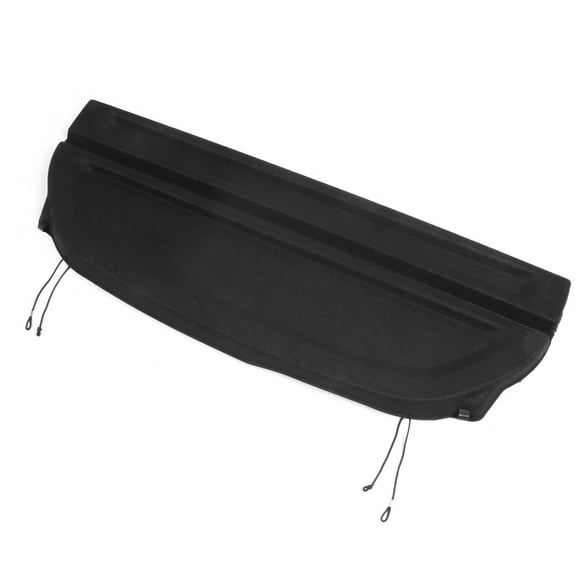 Ikon Motorsports Non Retractable Rear Trunk Security Cargo Cover Tonneau Compatible With 2012-2013 Honda Fit Black Jazz Style