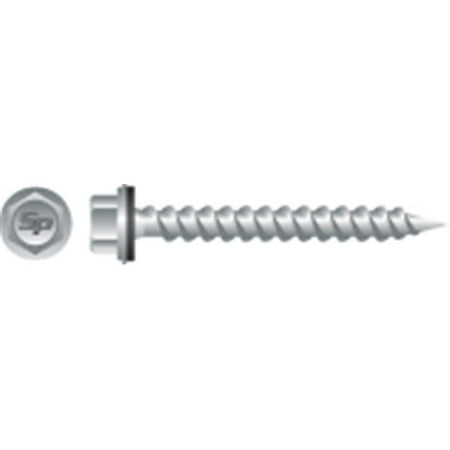 

Strong-Point PGA948 9-15 x 3 in. Unslotted Indented Hi-Hex Washer Head Screw with Shoulder and EPDM Bonded Washer Strong Shield Coated Box of 1 000