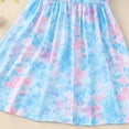 thumbnail image 5 of Gelikeya Girls Dresses Size 1-6 Kid Floral Ruffle Flutter Sleeve Mermaiden Sundress Summer Toddler Girl Princess Dresses(Toddlers, Z01-Sky Blue, 2-3 Years), 5 of 6