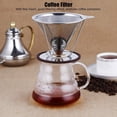 thumbnail image 2 of Filtro de Café Reutilizable de Acero Inoxidable de Doble Capa con Rejilla. Accesorio para Preparar Café. No Necesita Filtros de Papel., 2 of 5