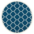 thumbnail image 5 of SAFAVIEH Courtyard Alyssa Geometric Indoor/Outdoor Area Rug, Navy/Beige, 6'7" x 9'6", 5 of 9