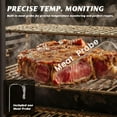 thumbnail image 4 of JXXM Vertical Electric Pellet Smoker Grill, Black, 616 Sq In Cooking Area, LED Temp Control, Meat Probe, 4 Racks, Outdoor BBQ Smoker, 4 of 9