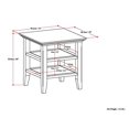 thumbnail image 5 of SIMPLIHOME Acadian End Table, 19 inch, Rustic Natural Aged Brown, 5 of 5