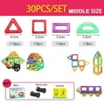 thumbnail image 2 of HLONK Magnetic Building Blocks Set  30Pcs Magnetic Tiles for Kids  Educational Magnetic Tiles Set Learning Development Construction Set for Kids  Magnetic Building Tiles Set for Christmas, 2 of 7