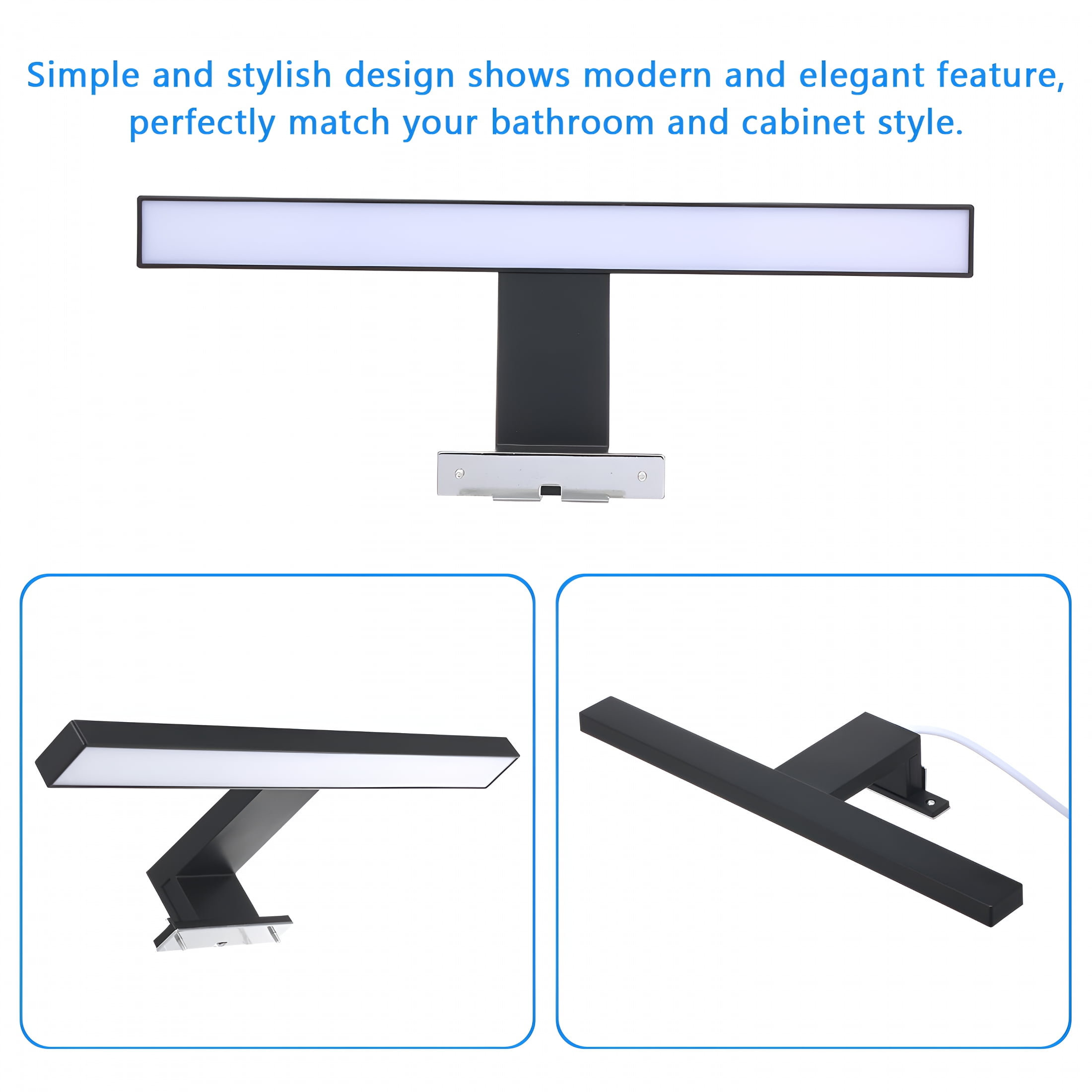 HIBIBUD 2026 New Led Lights Bathroom Cabinet Make-Up Mirror Light Vanity Light Wall Lamps Ip44 Neutral White for Bathroom,Vanity,Closet,Dressing Room,Washroom