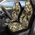 thumbnail image 2 of HUISEFOR 4 Pcs Camouflage Bow Car Seat Covers Full Set for Women Front Rear Seat Protectors, Elastic Polyester, Easy to Installation, Universal Fit for Most Cars SUVs, 2 of 6