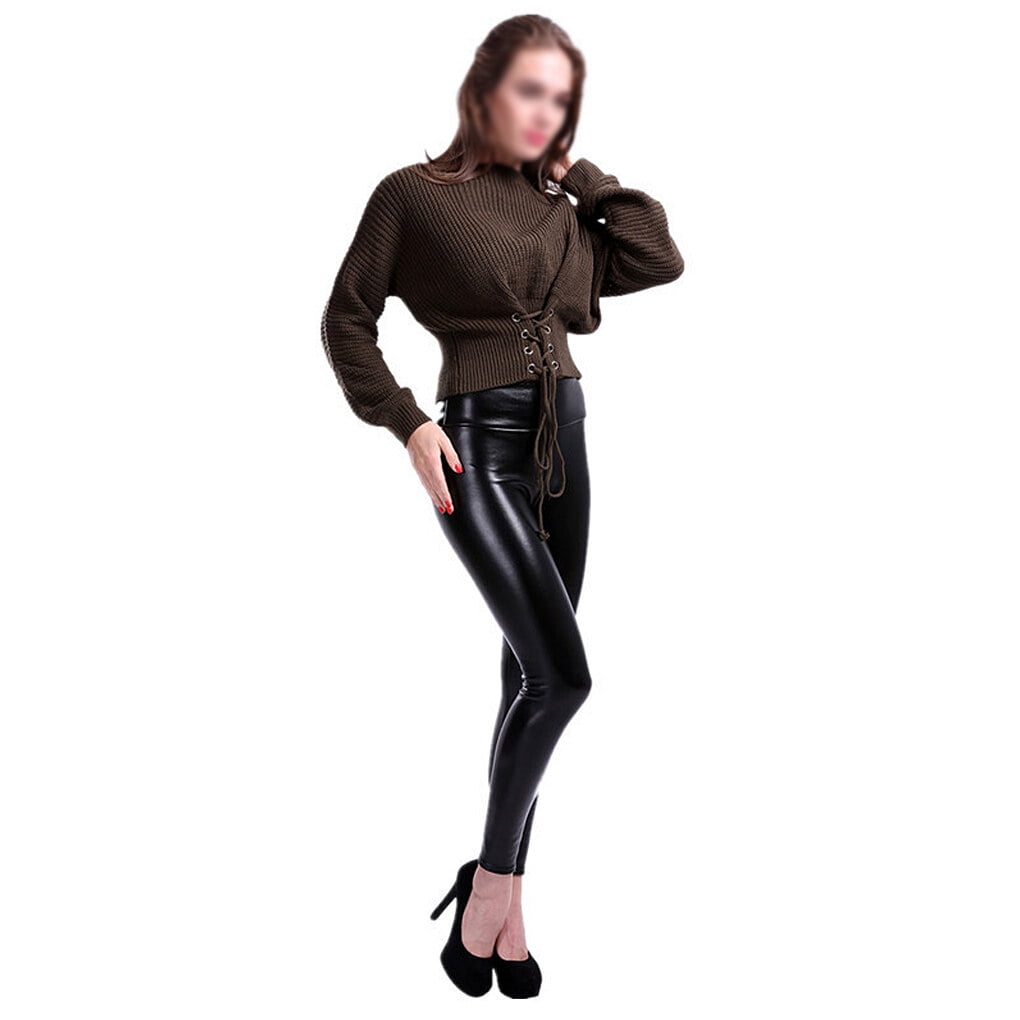Dressing up leather leggings clearance