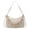 Beige, variant on Women Straw Beach Purse Lightweight & Portable Shoulder Bags With Adjustable Strap Crossbody Bag Seashell Beaded For Shopping Holiday Parties Commute Daily Use (Khaki)