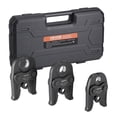 thumbnail image 1 of VEVOR MegaPress Jaws, 3PCS Pressing Jaws 1/2", 3/4" & 1" for MegaPress Carbon Steel Pipes, Compatible with Standard Press Tools, Includes Carrying Case, 1 of 9
