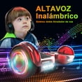 thumbnail image 4 of Hoverboard con Bluetooth más nuevo, LBW21 patinete flotante de Color cromado con ruedas Led, patinete autoequilibrante con altavoz incorporado para niños, adolescentes Hoverstar LBW21, 4 of 7