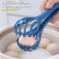 thumbnail image 4 of Tnobhg 3 In1 Multifunctional Egg Beater Food Clamping Tool Comfortable Handle No Slip for Baking Stirring Eggs, 4 of 8