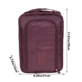thumbnail image 3 of Dvruxg Portable Foldable Shoe & Clothing Storage Bag - Lightweight Travel Organizer with Compression Design, 3 of 5