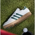 thumbnail image 4 of Adi-das Samba Spikeless Golf Men's shoes JH6151 white green Gum, 4 of 6