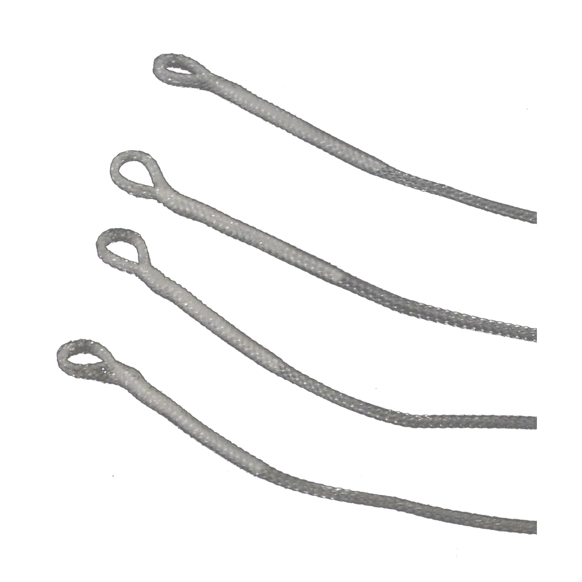 (2 pack) Cortland Slip-on Braided Leader Loops, Clear, 30-Pound Test, 601253