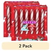 (2 pack) Brach's Giant Peppermint Holiday Candy Canes, Christmas Candy, 15 oz, 6 Count Box
