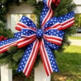 thumbnail image 5 of SMKE Patriotic Ribbon Wired,1Inx10Yard Star Stripe Ribbon,4Th Of July Ribbon,Independence Day Ribbon,Red White Blue Ribbon,250 Year Anniversary Ribbons,Ribbon For Patriot Labor Bow Wreath, 5 of 9