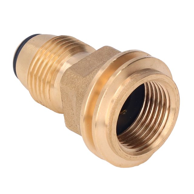 Propane Quick Connect Fitting, Tightness Rubber O Rings Easy To Install Propane Adapter Standard Size for Camping Van for Outdoor Grill