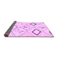 thumbnail image 2 of Ahgly Company Indoor Square Solid Purple Modern Area Rugs, 6' Square, 2 of 4