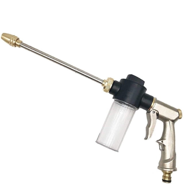 Pistola de agua de alta presión, manguera de jardín, boquilla rociadora