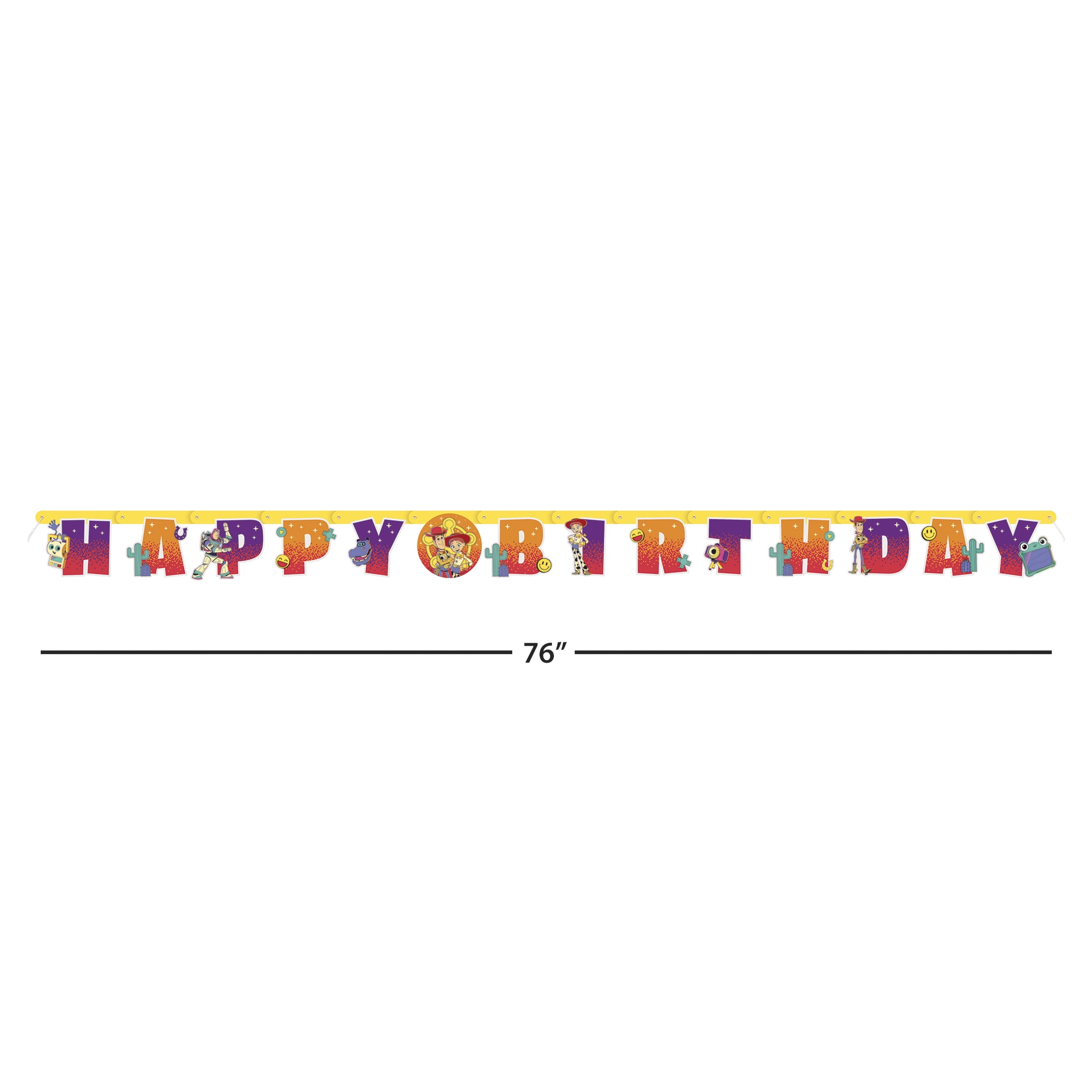 Toy Story 1 Count Happy Birthday Jointed Banner