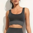 thumbnail image 4 of Sports Bras for Women - Seamless Sports Bra with Removable Padded for Yoga Gym Workout, 4 of 8