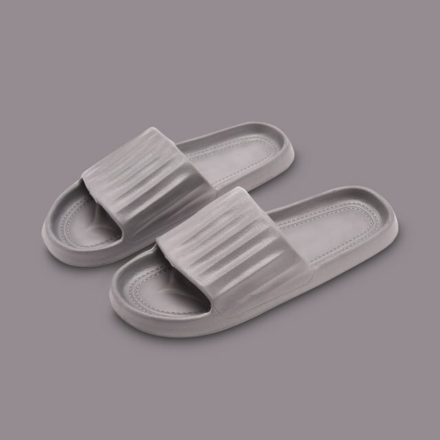 matoen Pantoufles Femmes Hommes Maison Chaussures Couple Intérieur Extérieur Pantoufles à Semelle Souple