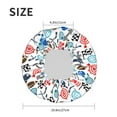 thumbnail image 5 of Gaeub Sport Items Shower Caps for Women Men,Double Waterproof Layers Bathing Hat,Elastic and Reusable Bath Caps, 5 of 7
