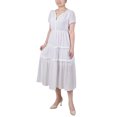 thumbnail image 2 of NY Collection Women's Ankle Length Short Sleeve Dress, 2 of 4