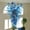 LR394-Blue, variant on Longree 4-Light Postmodern Luxury Chandeliers Glass Painted Ceiling Light Fixture