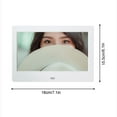 thumbnail image 3 of Estbridge 8-Inch HD Digital Photo Frame with Multimedia Function - Electronic Picture Album with Calendar  Clock  Music and Video Playback  Supports SD Card  USB  Headphones and Speakers, 3 of 8