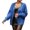 Blue, variant on Vedolay Womens Fashion Long Sleeve Button Down Sweaters Coat Knitwear Black,M