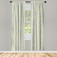 thumbnail image 4 of Ambesonne Polka Dots Window Curtains, Pastel Colors Circle Art, Each 28" W x 95" L, Pale Yellow Green Pink, 4 of 4