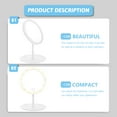 thumbnail image 3 of OULII Led Makeup Mirror Lighted with Smart Charging for Home Use by Women 1Pack, 3 of 5