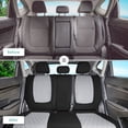 thumbnail image 3 of For Kia Seltos 2021-2024 FH Group Neoprene Custom Fit Car Seat Covers - Gray/Black Rear Seats, 3 of 5