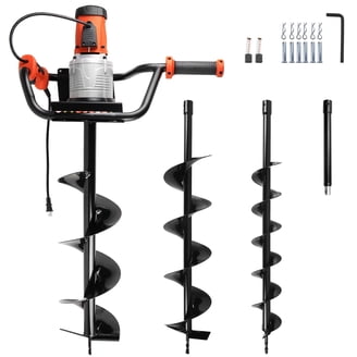XtremepowerUS 55CC 2-Stroke Gas Post Hole Digger, Efficient Auger