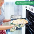 thumbnail image 2 of Yayeee Pot Holders Kitchen Heat Resistant with Pocket 7"x9.8" Cotton Oven Cooking Hot Pads, Green Animals Pattern, 2 of 7