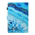 thumbnail image 4 of SaniMore Wallet Case for Samsung Galaxy Tab A8 Case 10.5" 2022 SM-X200/X205, Auto Sleep/Wake PU Leather Skin Card Slots Anti-slip Strip Kickstand Magnetic Clasp All-around Case, Marble, 4 of 8