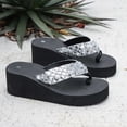 thumbnail image 5 of Wovix Women'S Slipper Open Toe Platform Walking Sandals Casual Shoes Trendy Streetwear Daily Wear Black 36, 5 of 9