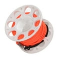 thumbnail image 5 of Finger Spool Plastic Spool Reel with Double End Bolt Snap Orange Line 15M for Wreck Scuba Diving, 5 of 8
