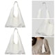 thumbnail image 5 of 5001 Bolso Hombro Cuero Suave Y Bolso Mano Doble Informal Gran Capacidad para Ir Al A La (blanco) Blanco, 5 of 8