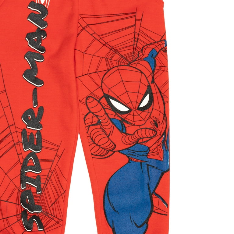 Marvel Spider-Man Venom Miles Morales Big Boys Fleece 3 Pack Pants